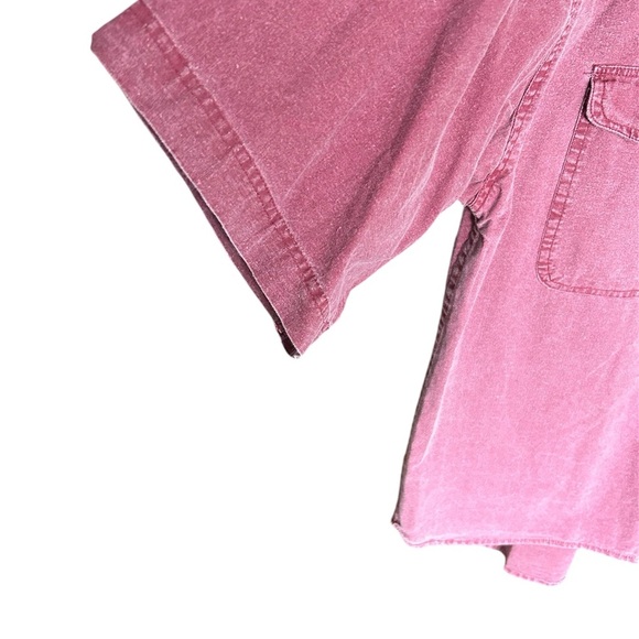 Neutral Gear Men’s Short Sleeve Light Denim Button Down Shirt Size Large - Picture 4 of 7